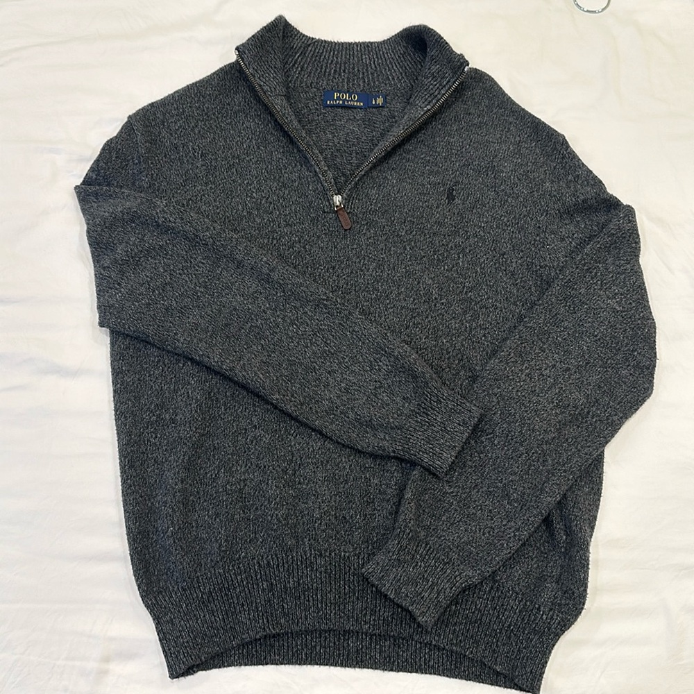 Polo Ralph Lauren Mens Quarter Zip, Size Large
